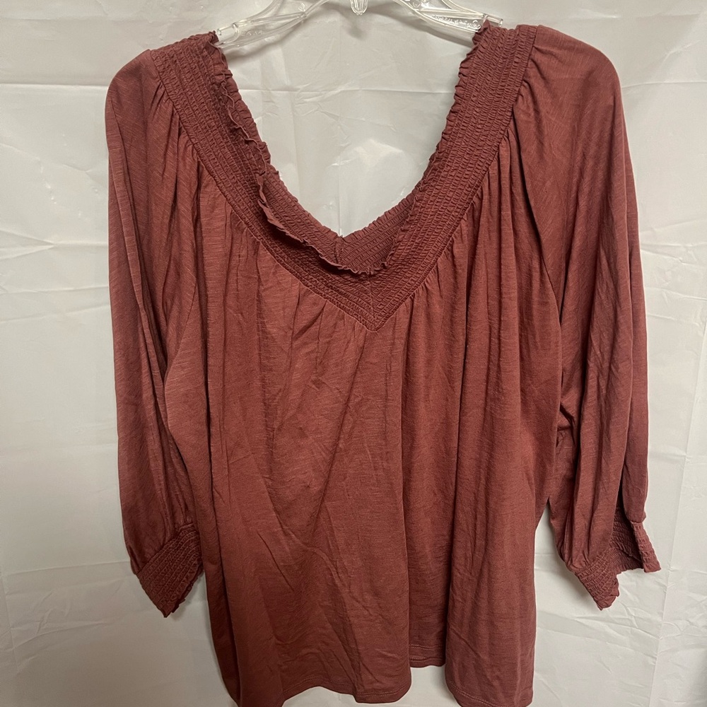 Maurices Women's Terracotta Blouse